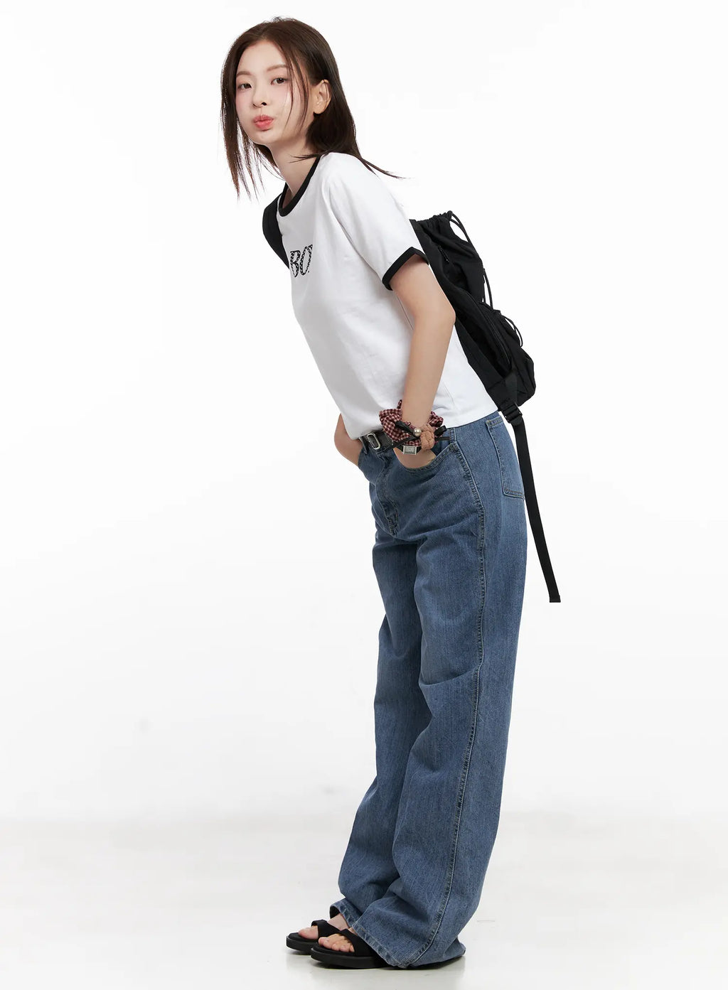 Bora Wide-Leg Flare Denim Jeans CL524