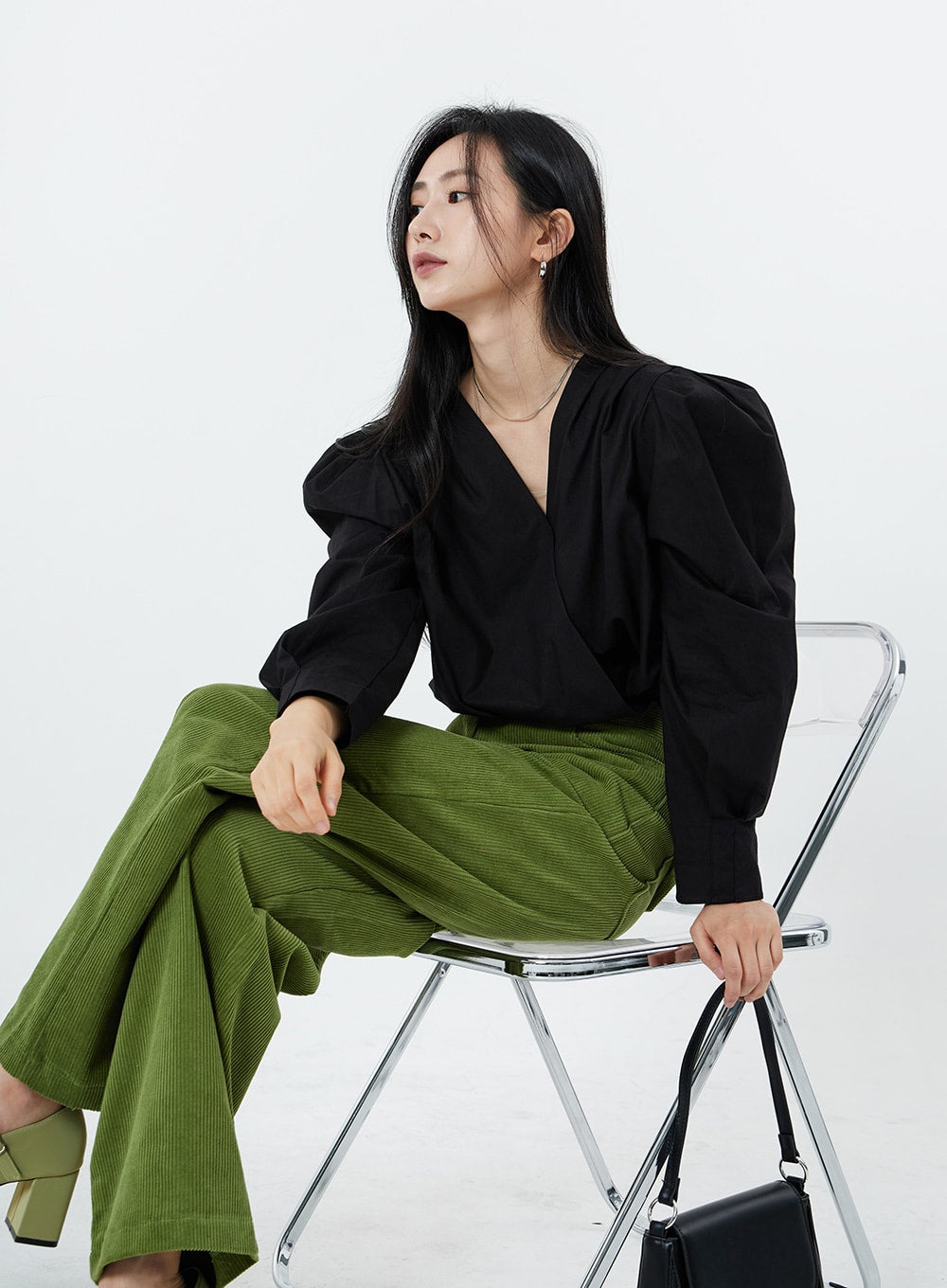 Bold Ring Simple Earring OS16