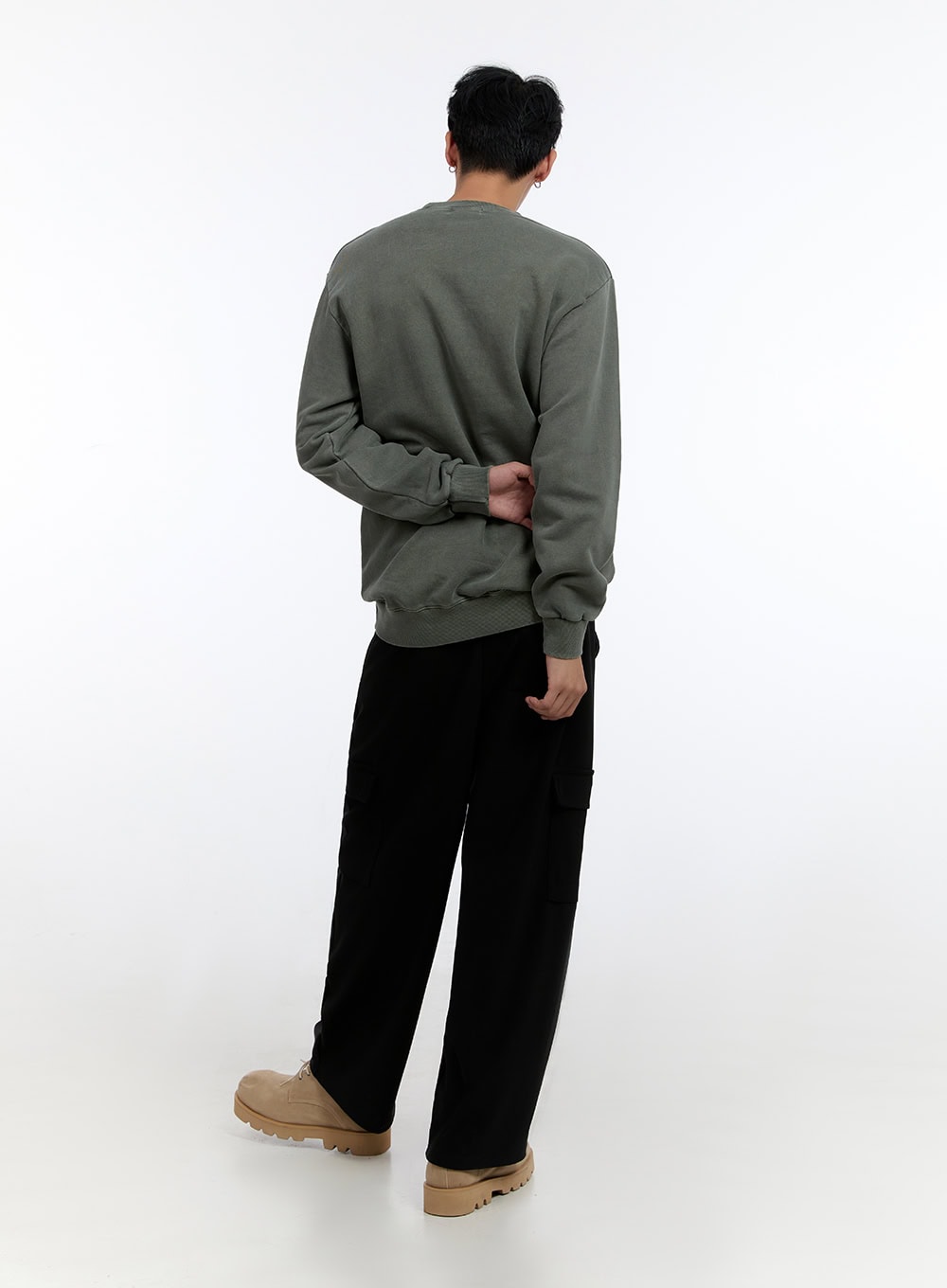 Men's Wide Fit Cargo Pocket Pants IO428