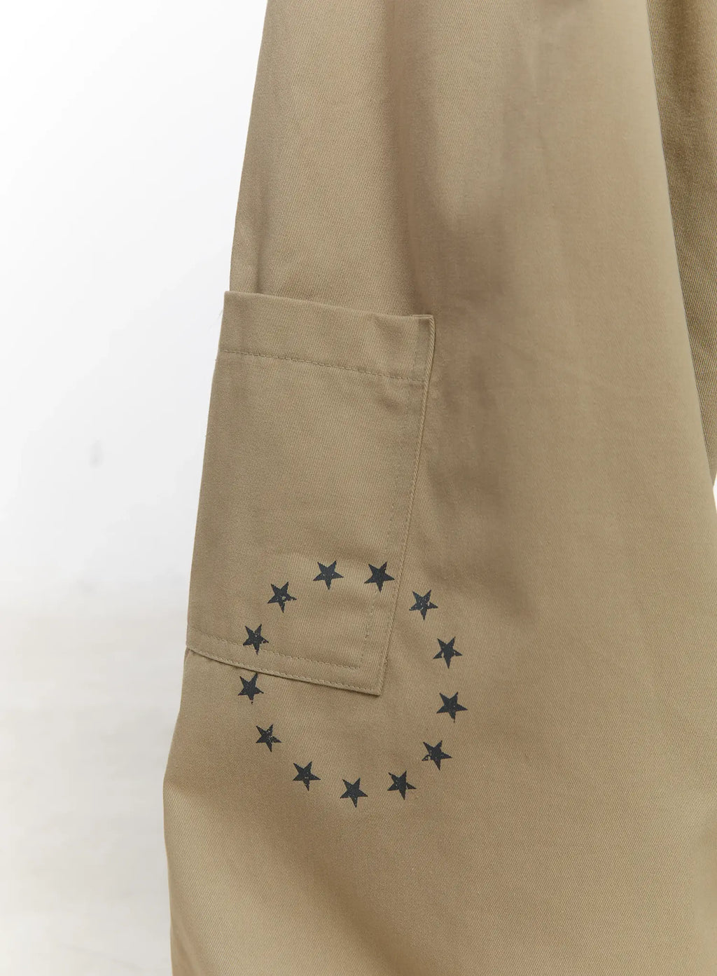 Star Print Wide-Leg Pants CL504