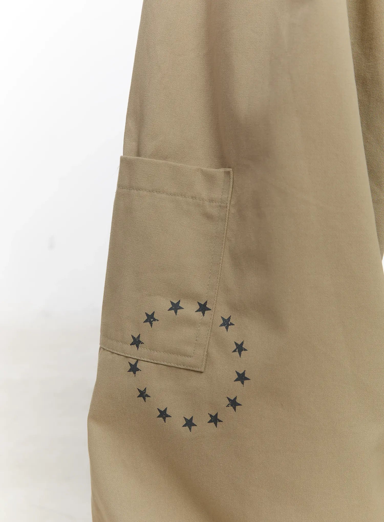 Star Print Wide-Leg Pants CL504