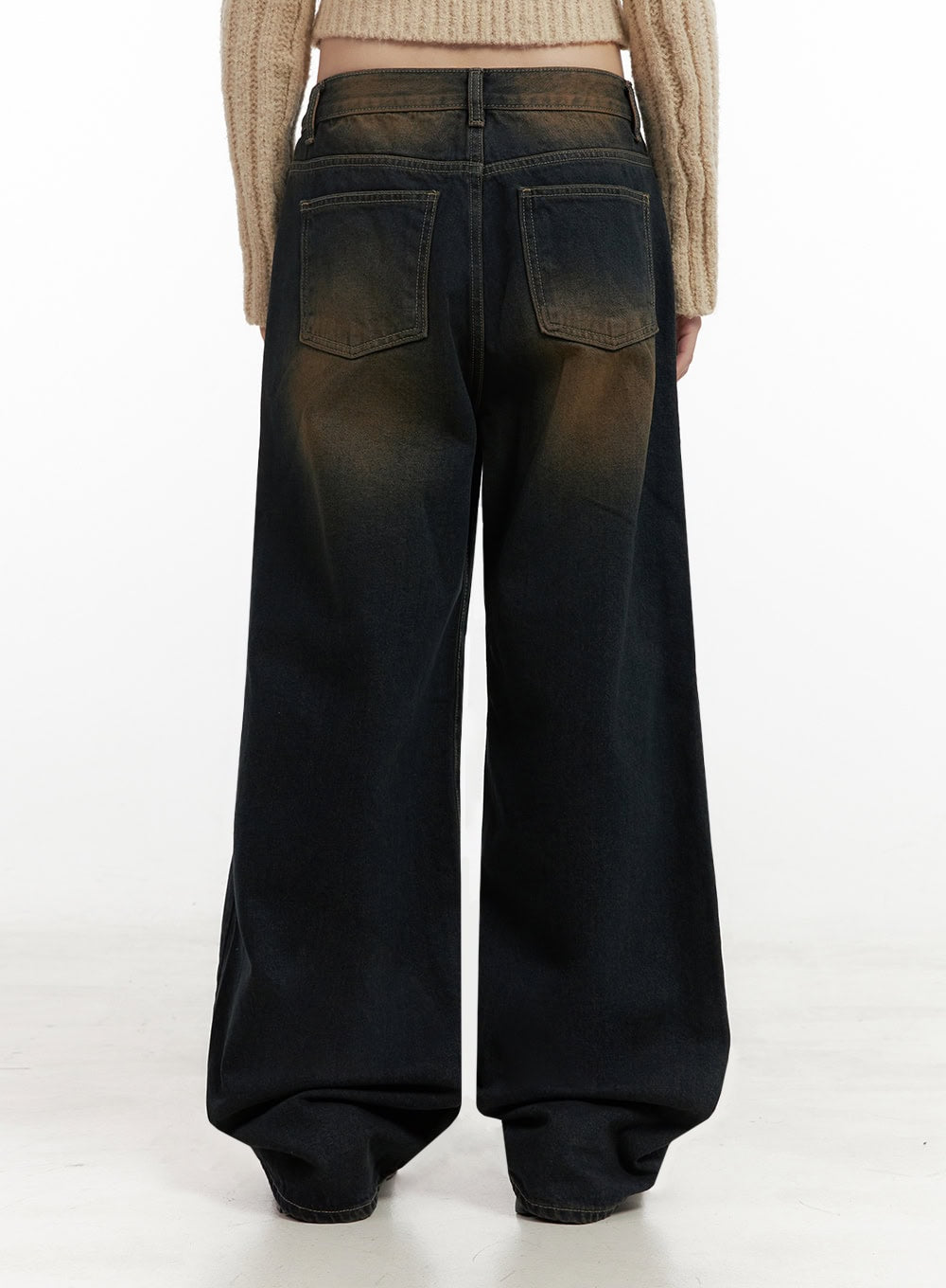 Alexia Washed Denim Wide-Leg Jeans ID402