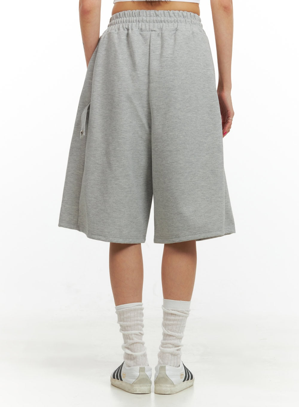 Cotton Cargo Sweat Shorts IU419