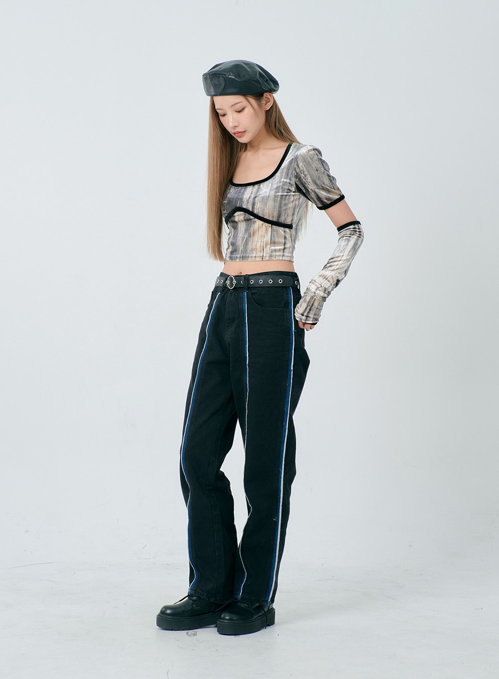 Round Shape Buckle Belt BD23