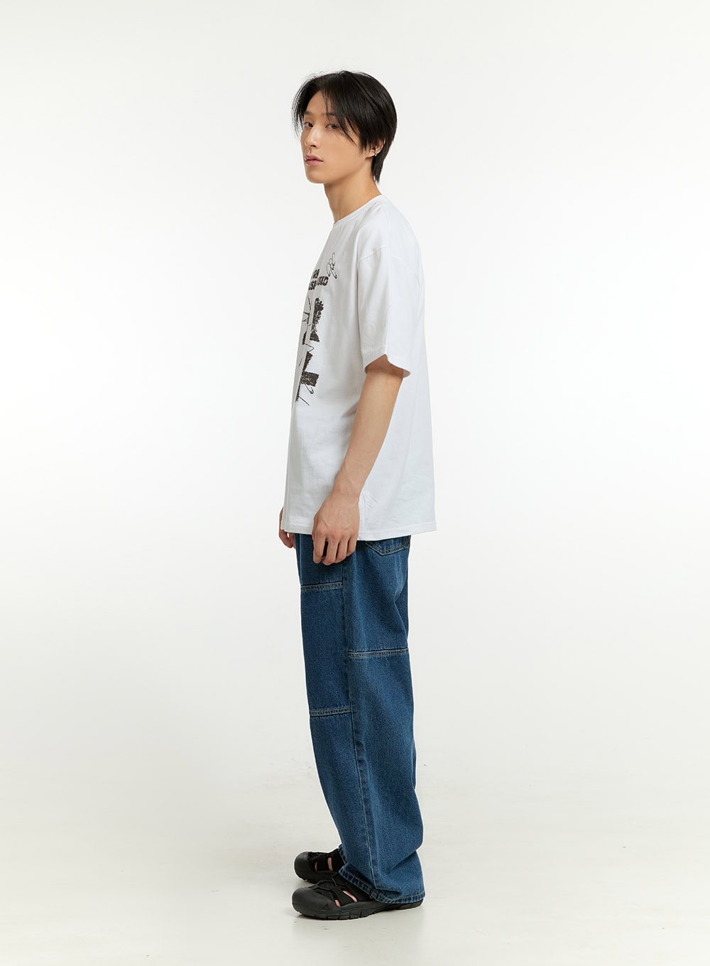 Men's Casual Graphic Cotton T-Shirt IL418