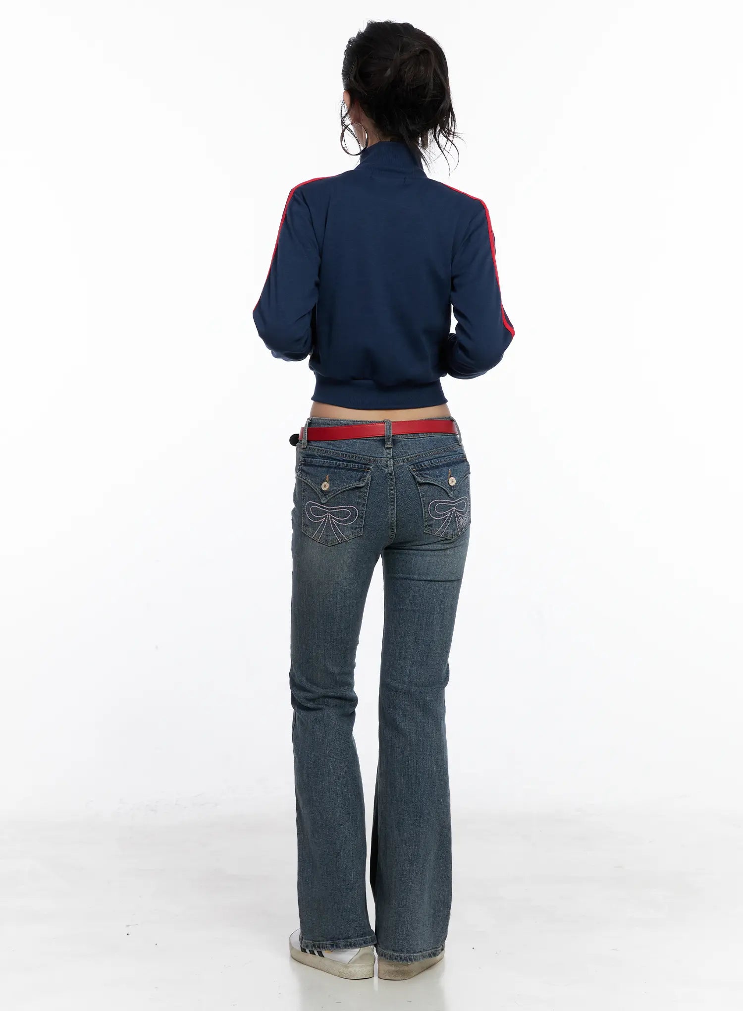 Maia Bow Flared Jeans CS510