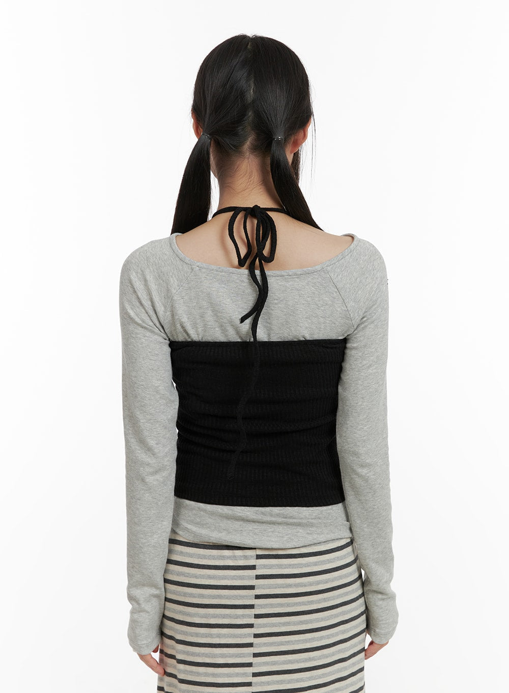 Cut Out Halter Top CA418