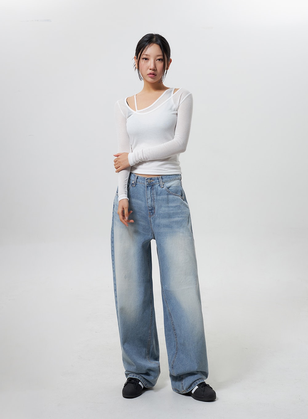 Low Rise Baggy Jeans CY324
