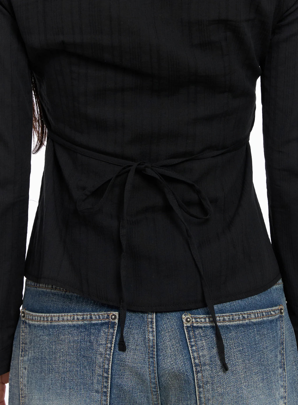 Shirred Long Sleeve Shirt CO514