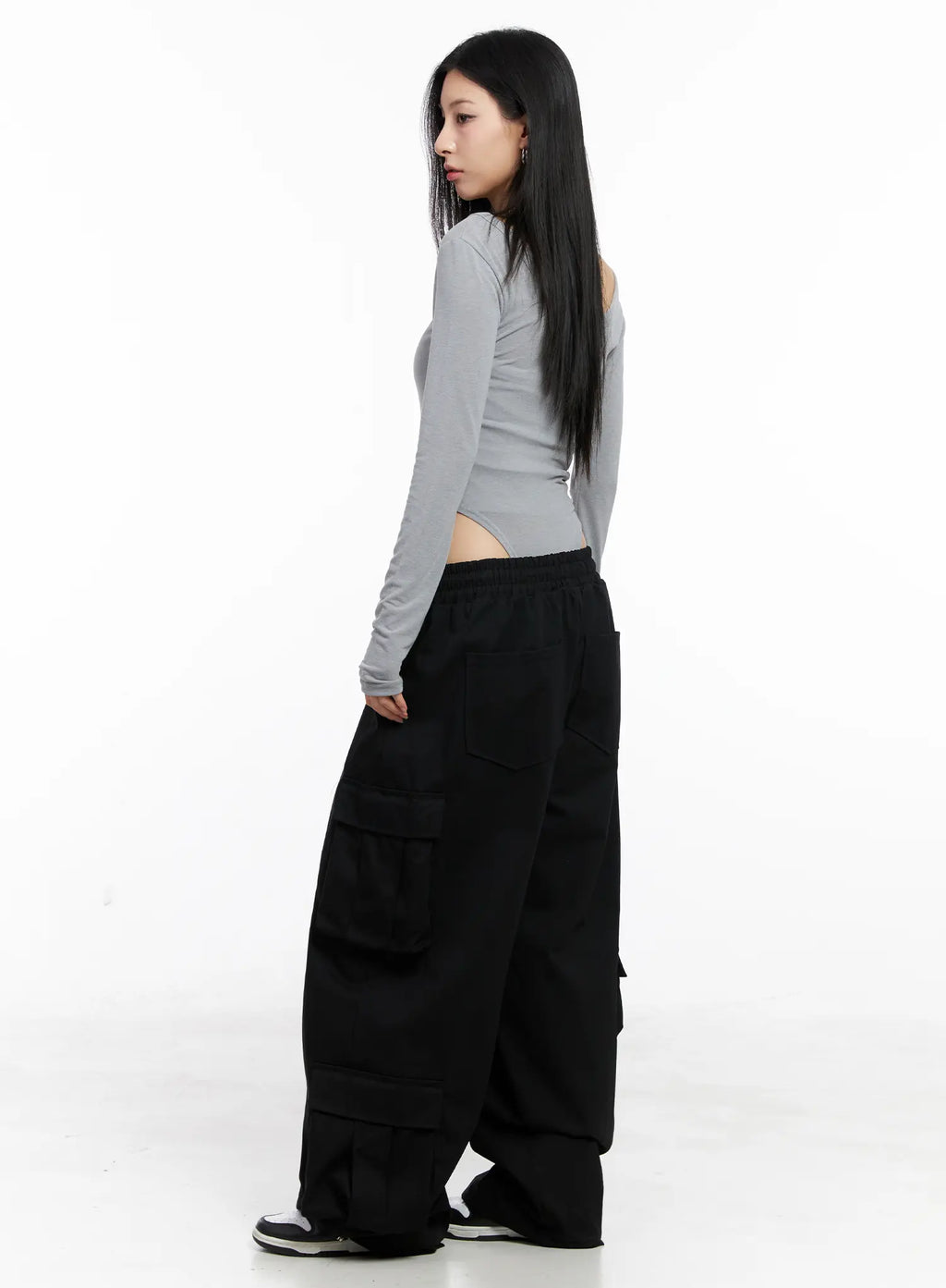 Wide Leg Cargo Pants CC1109