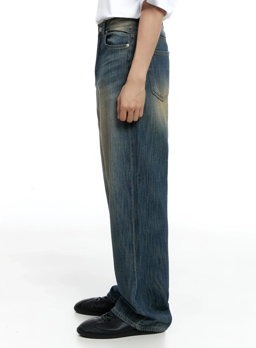 Men's Vintage Wide-Leg Jeans IG520