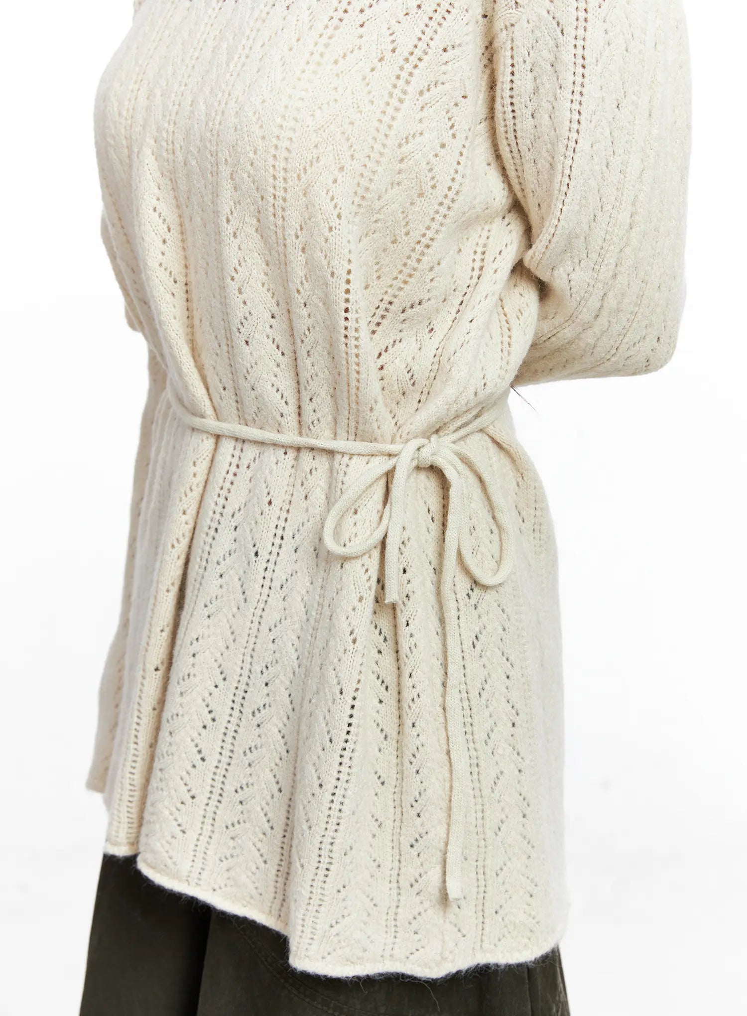 Cable Knit Sweater and Scarf Set CO513