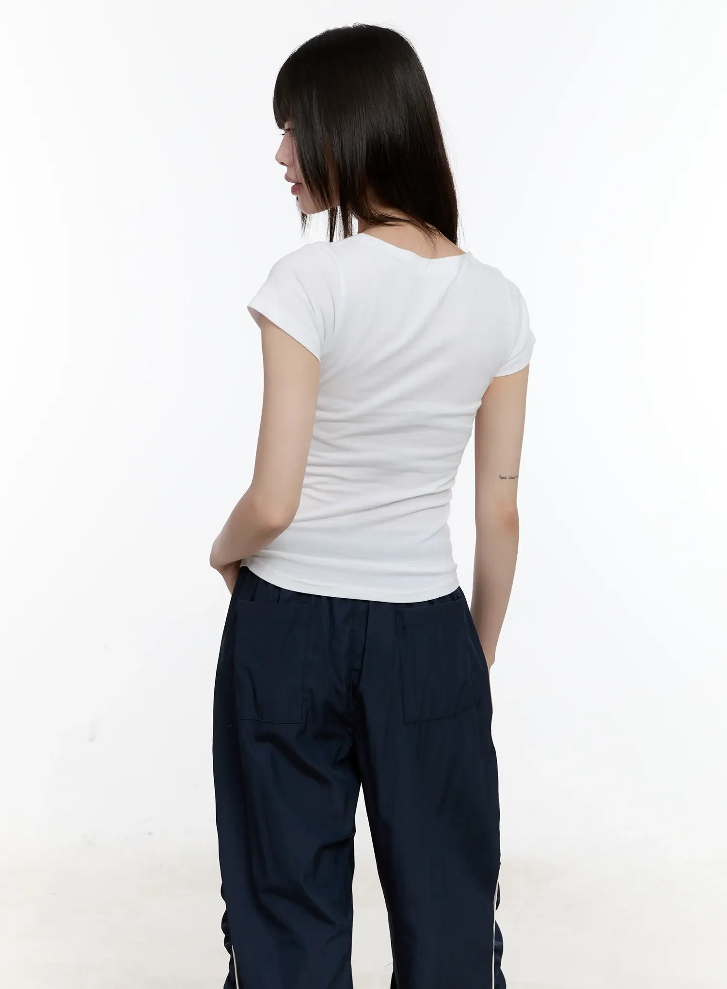 Cotton U-Neck Essential Top CL504