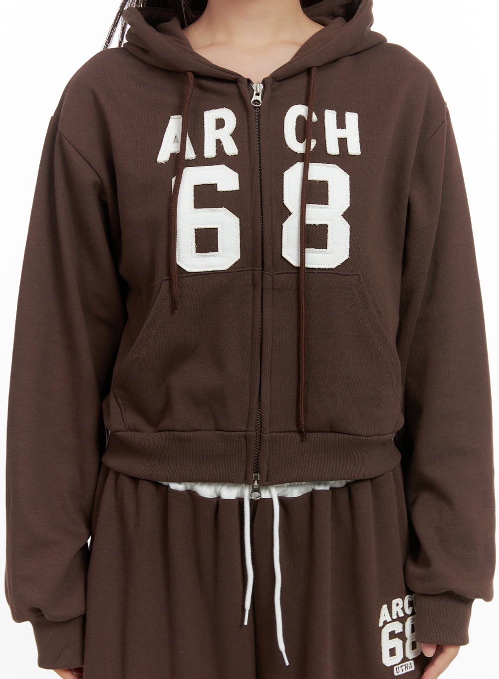 Sports Loose Fit Crop Sweatshirt CO402