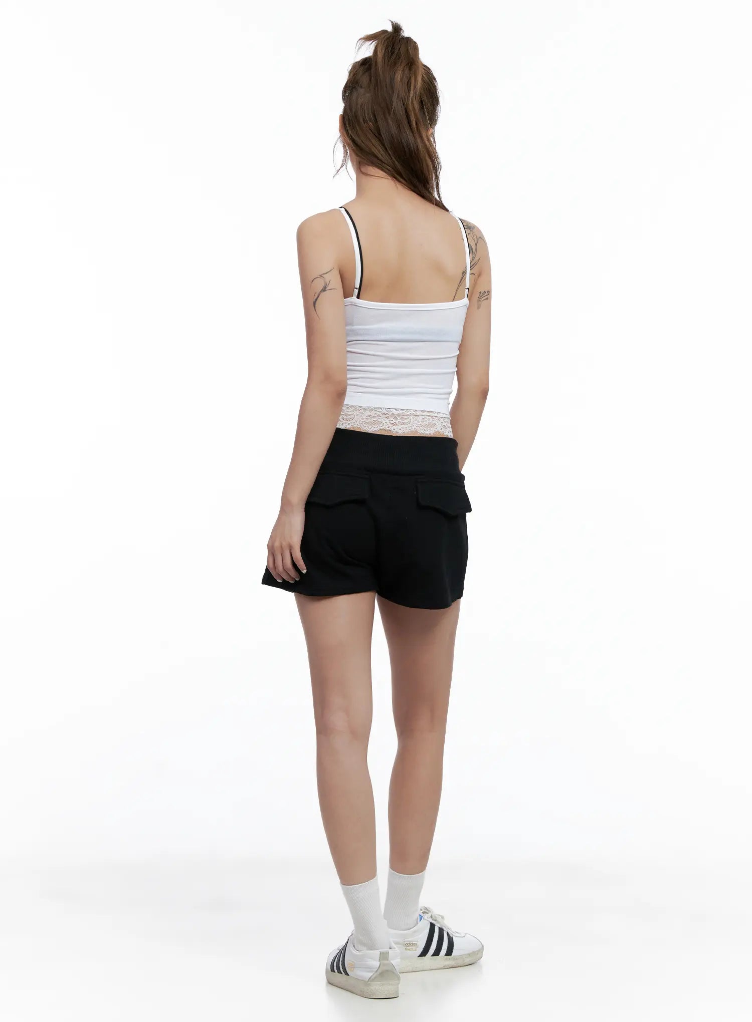 Cotton Casual Drawstring Shorts CL510