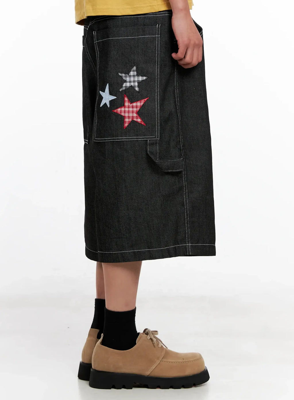 Men's Star Patch Jorts IG508