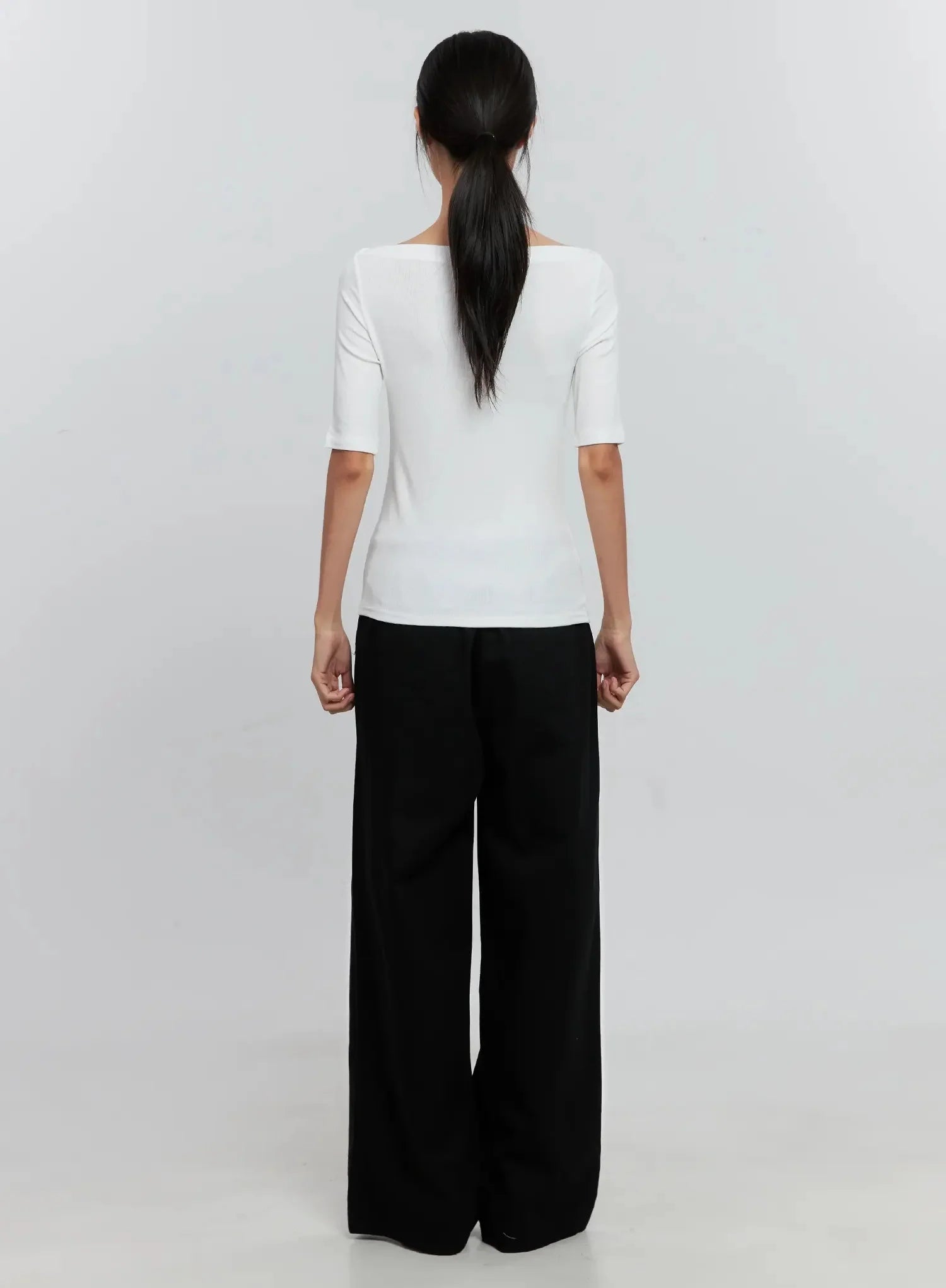 Classic Boat Neck Top IS516