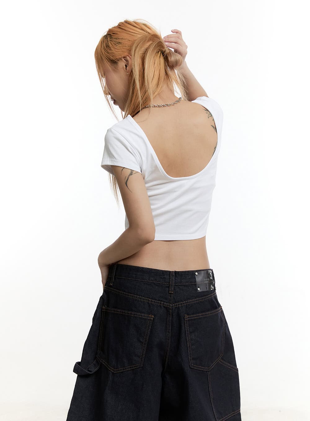 Essential Backless Crop Top CY501