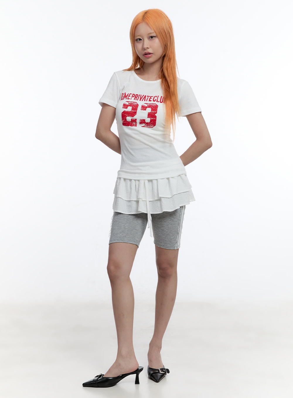 Ruffle-Layered Mini Skirt CU502