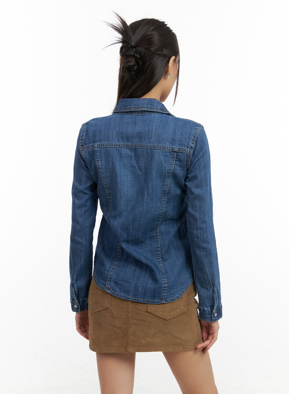 Denim Washed Pocket Shirt CO424