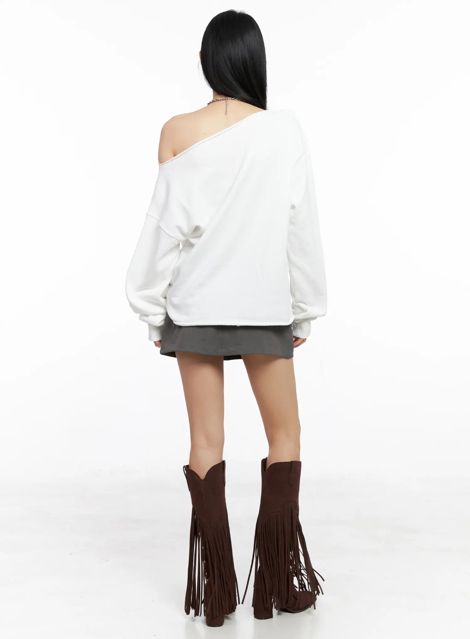 Belted Low-Rise Mini Skirt CC1109