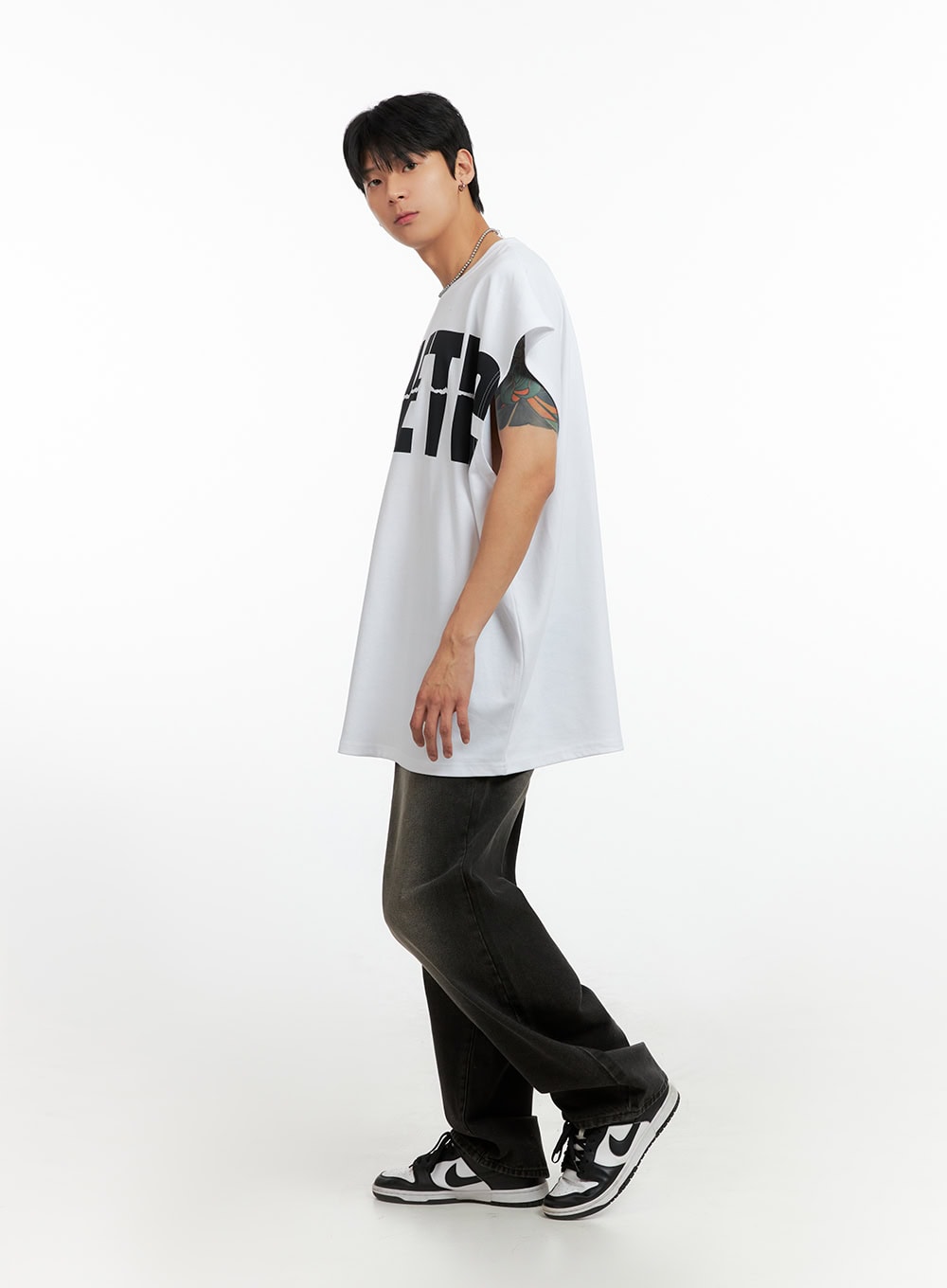 Men's Oversize Sleeveless T-Shirt IG402