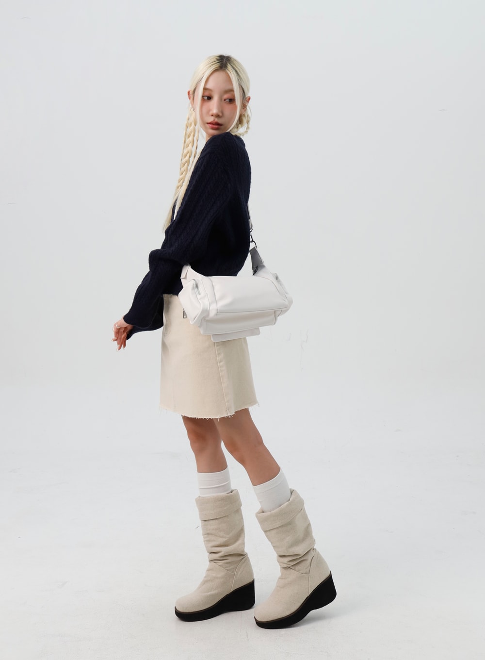 Cable Knit Sweater IS307