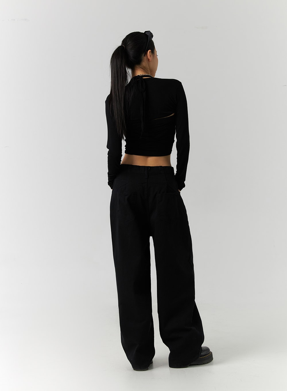 Low-Rise Loose Fit Streetwear Denim (Unisex) ID305