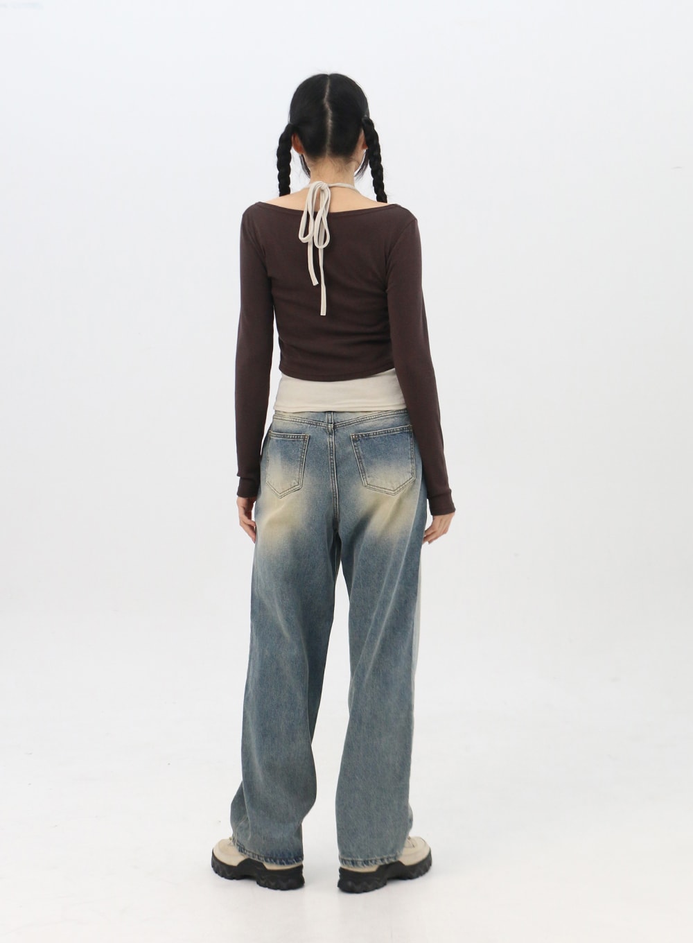 Layered U-Neck Tee IN314