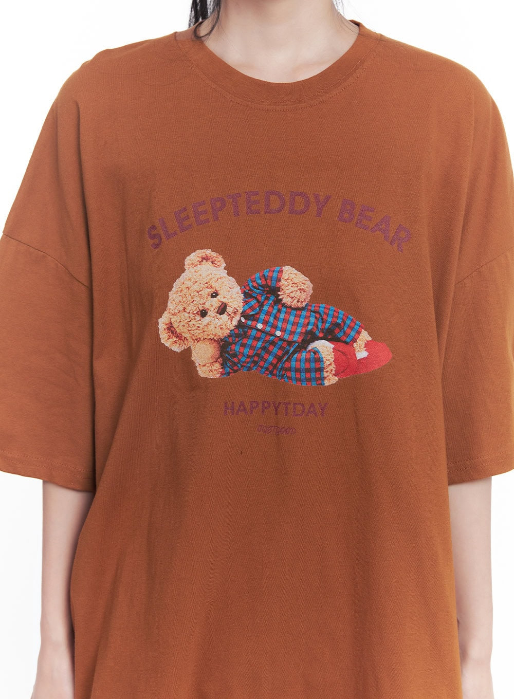 Teddy Graphic Oversize T-Shirt CY526