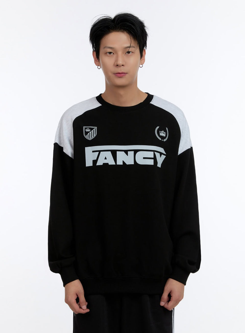 Men's Crew Neck Graphic Sweatshirt IO428