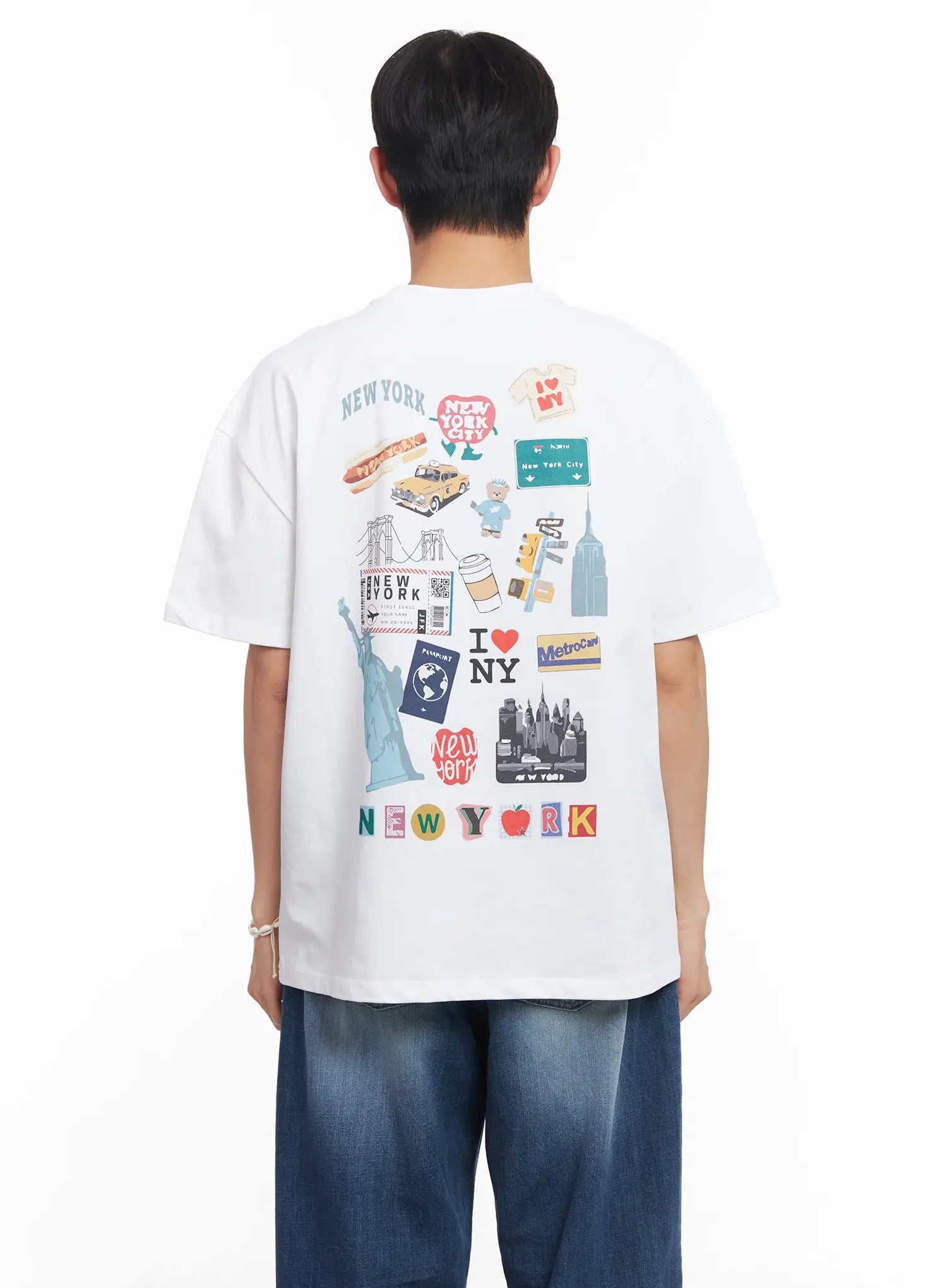 Men's New York Graphic T-Shirt IU519