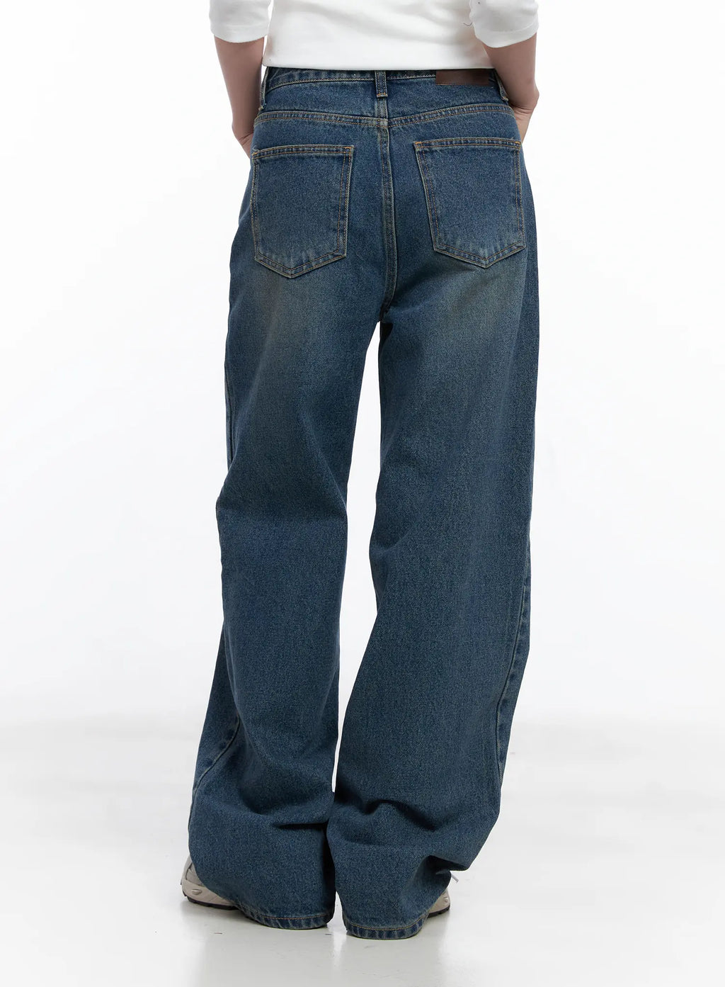 Kiki Wide Leg Vintage Washed Jeans CG520