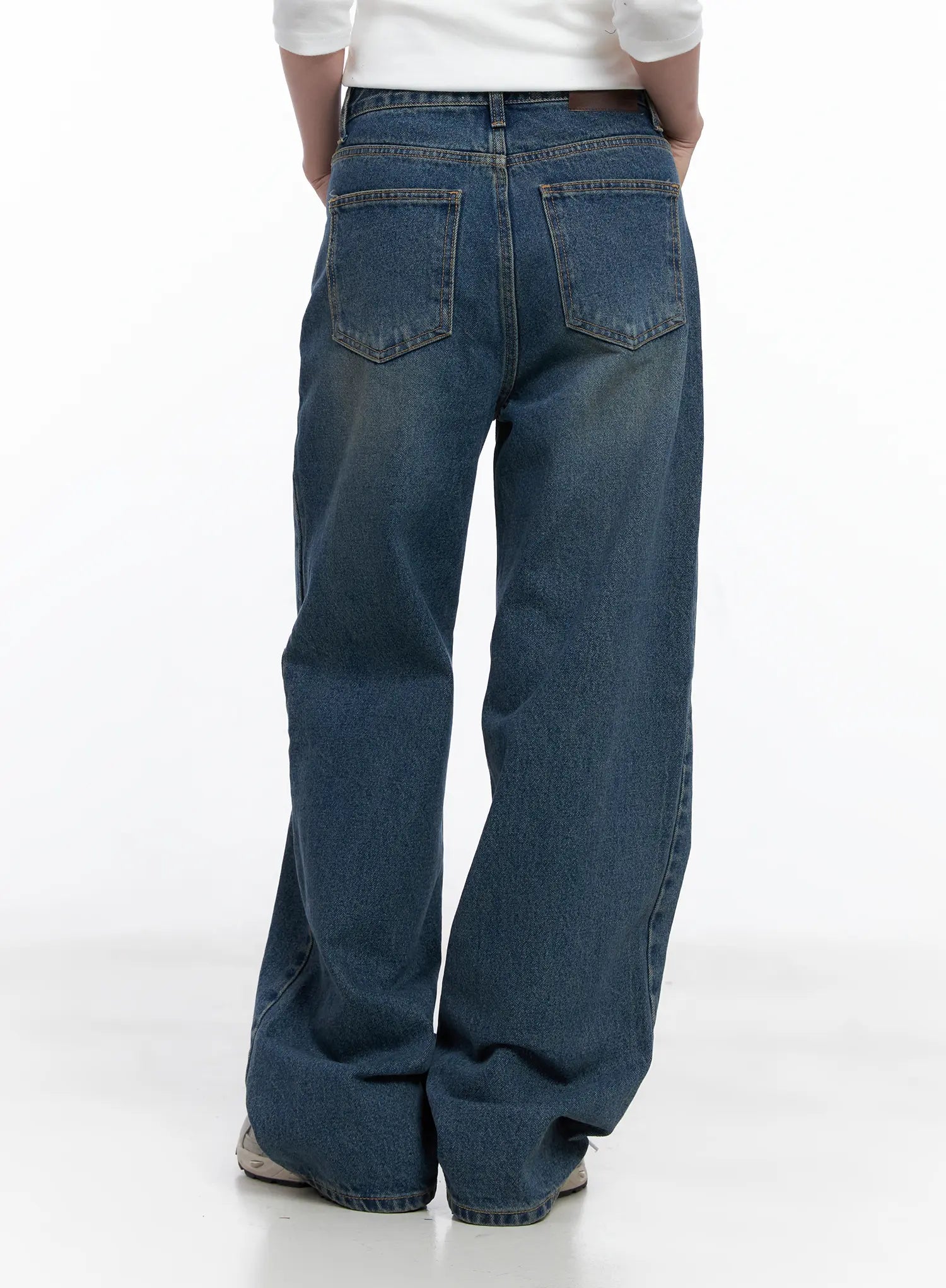 Kiki Wide Leg Vintage Washed Jeans CG520