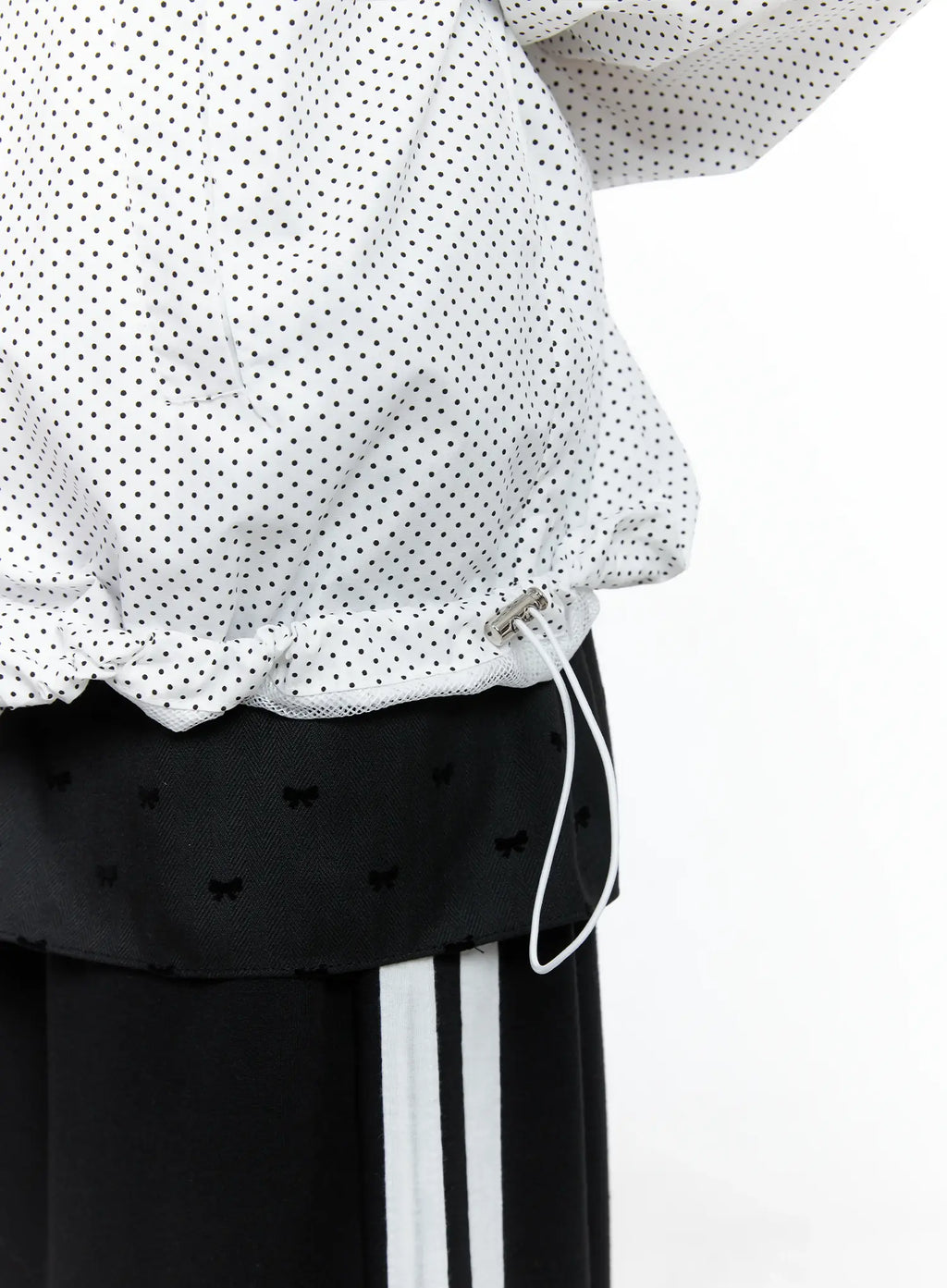 Polka-Dot Hooded Windbreaker CS501