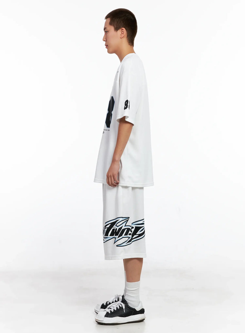 Men's Graphic Logo Athletic Shorts IG508