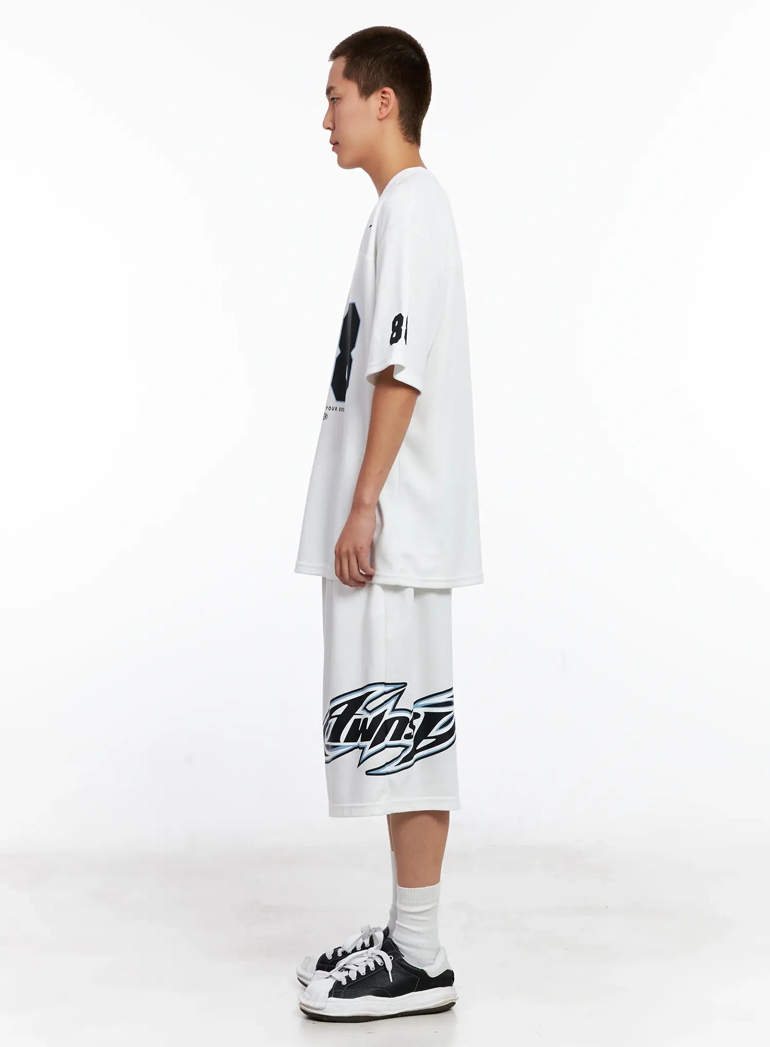 Men's Graphic Logo Athletic Shorts IG508