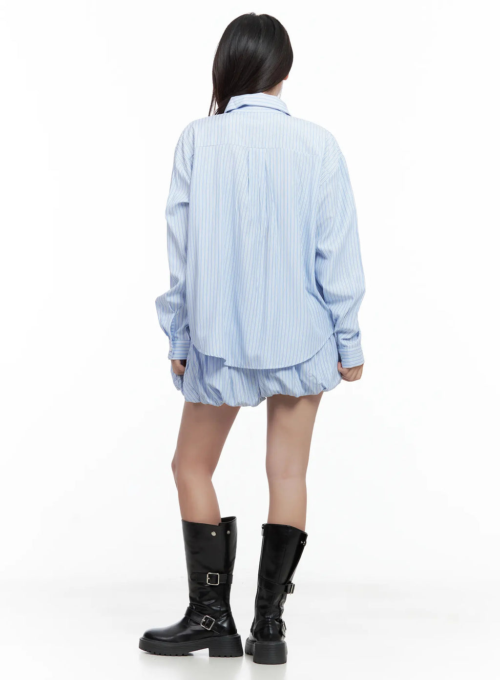 Striped Balloon Shorts CL509