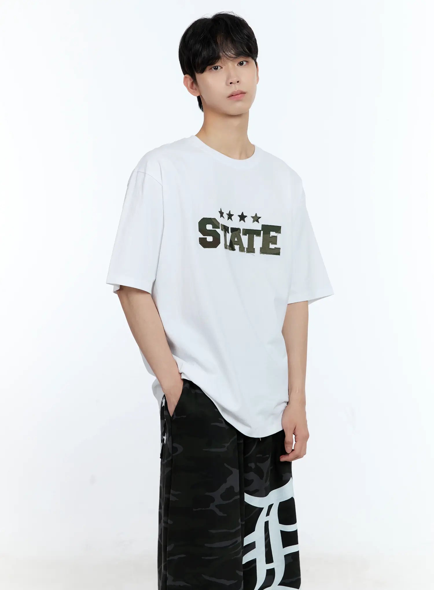 Men's Camo Graphic T-Shirt IL529