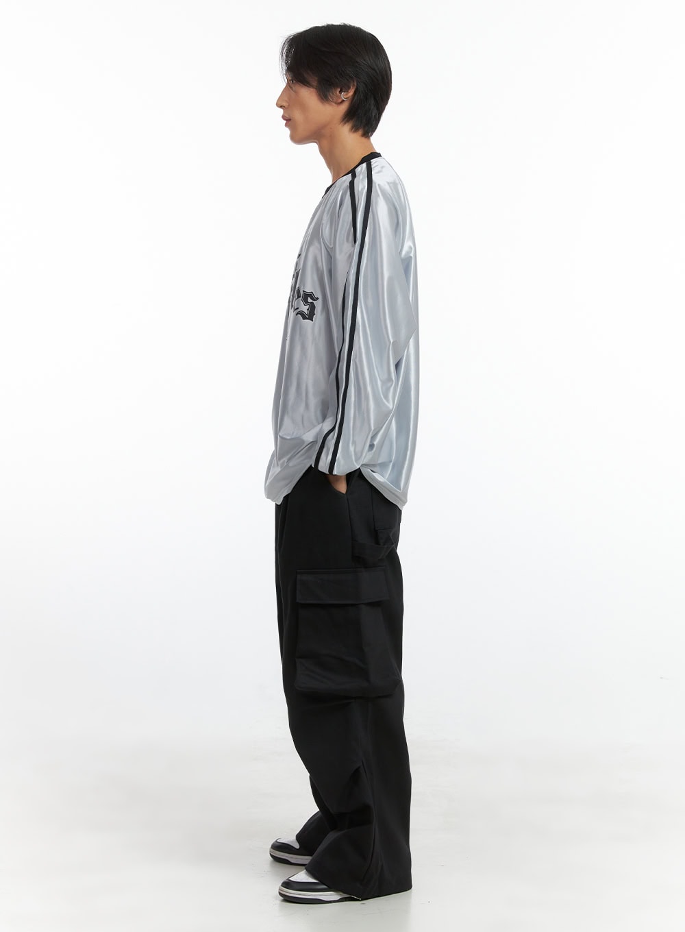 Men's Graphic Jersey Long Sleeve T-Shirt IO402