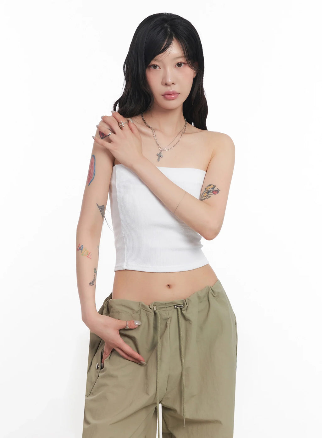 Ribbed Baby Tube Top  IC503