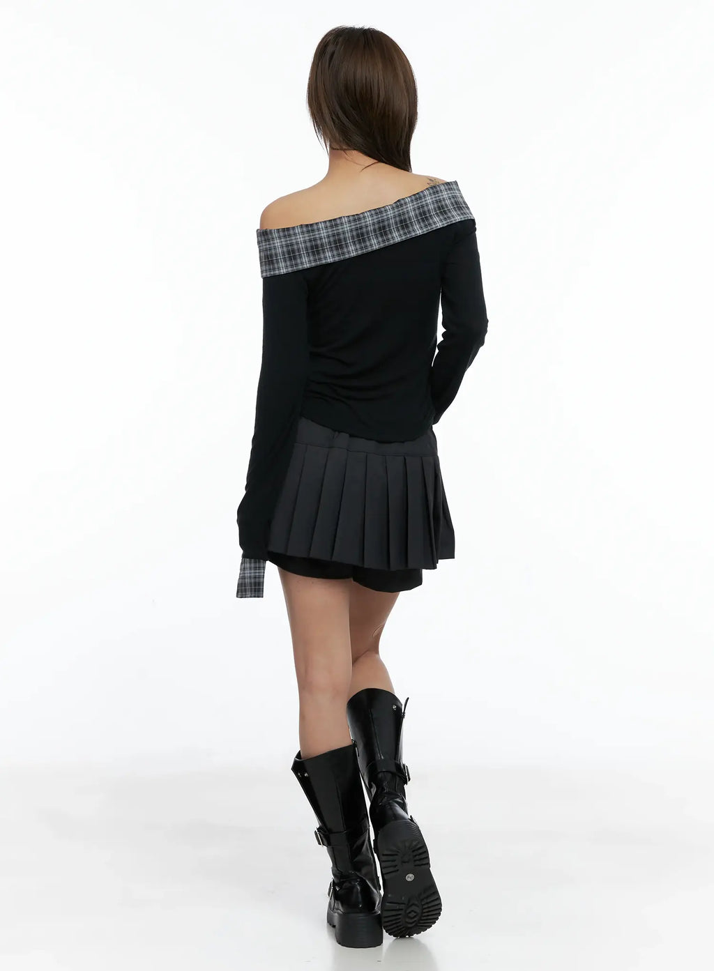 Trendy Pleated Mini Skirt CS504