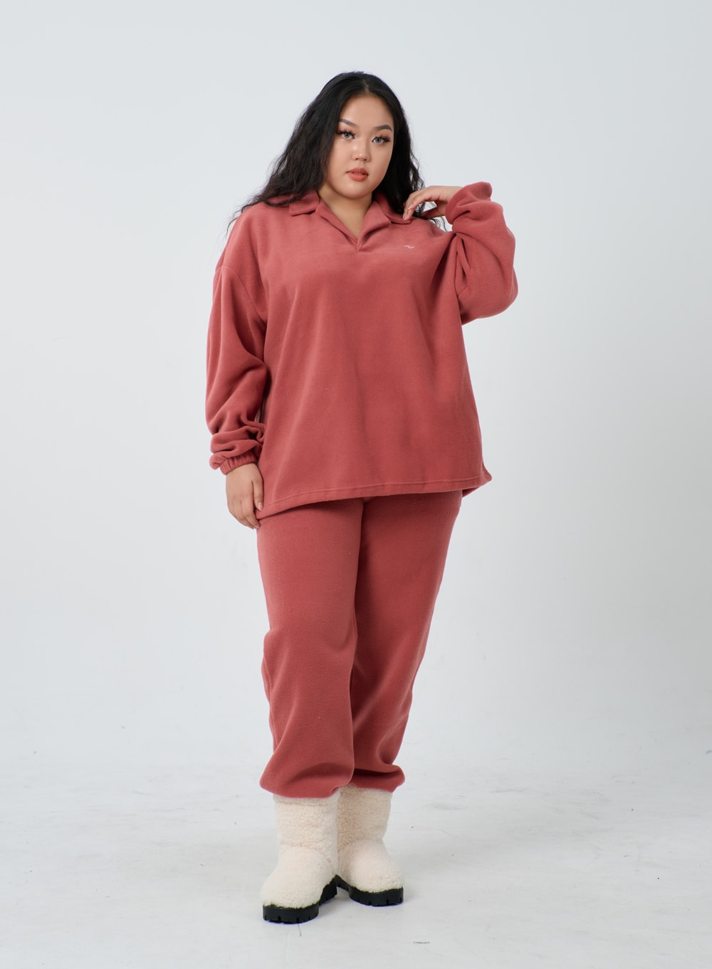 Plus Embroidered Oversized Sweatshirt ID27