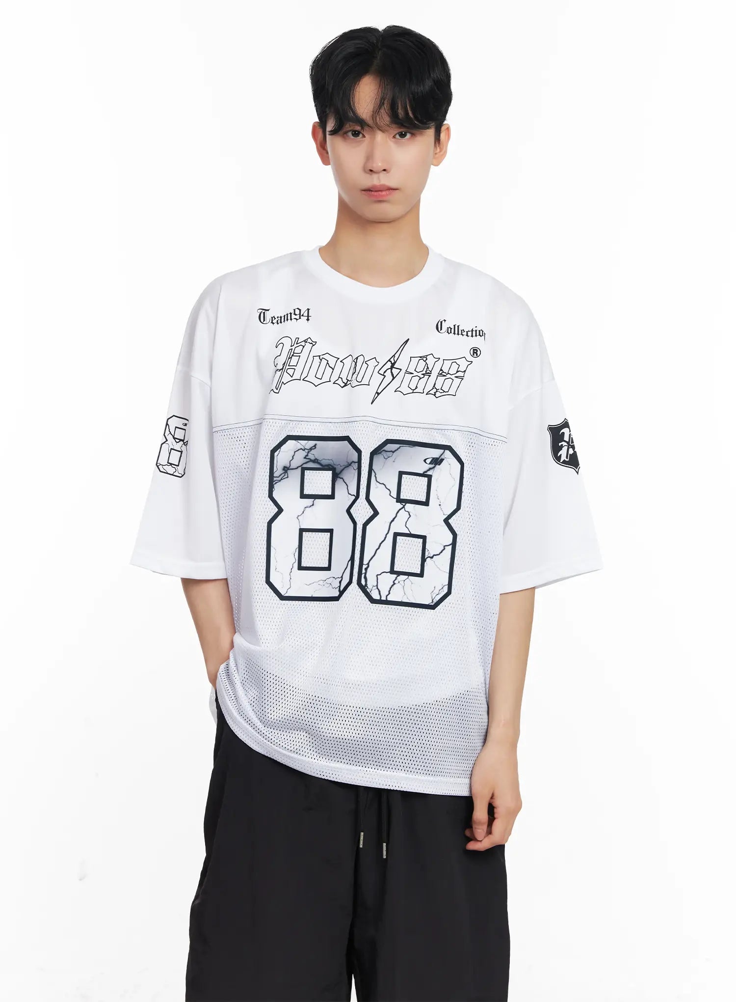 Men's Mesh Graphic Jersey Tee IL501