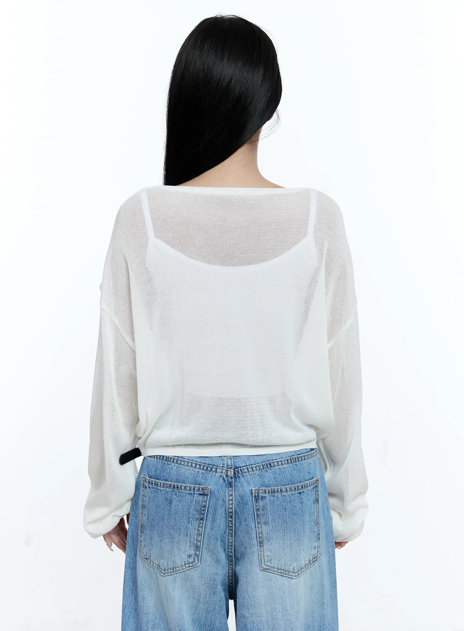 Linen Relaxed-Fit Cardigan CG513