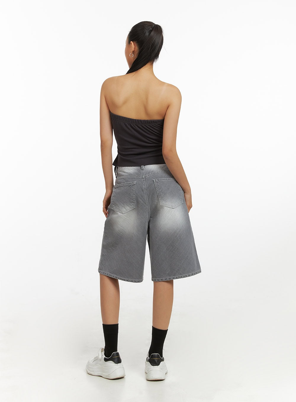 Washed Baggy Jorts IY422