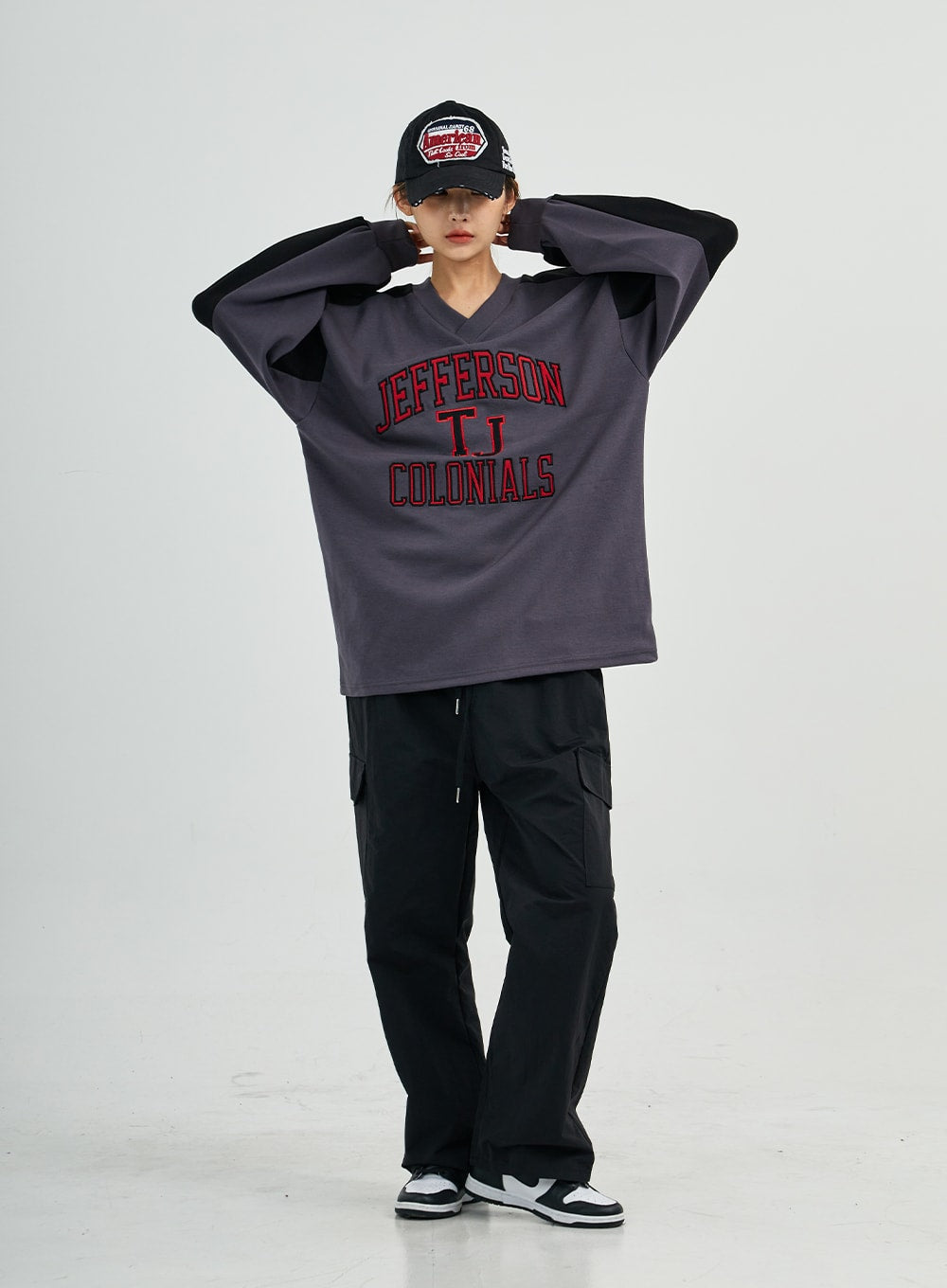 Selena Nylon Cargo Wide Pants CS23