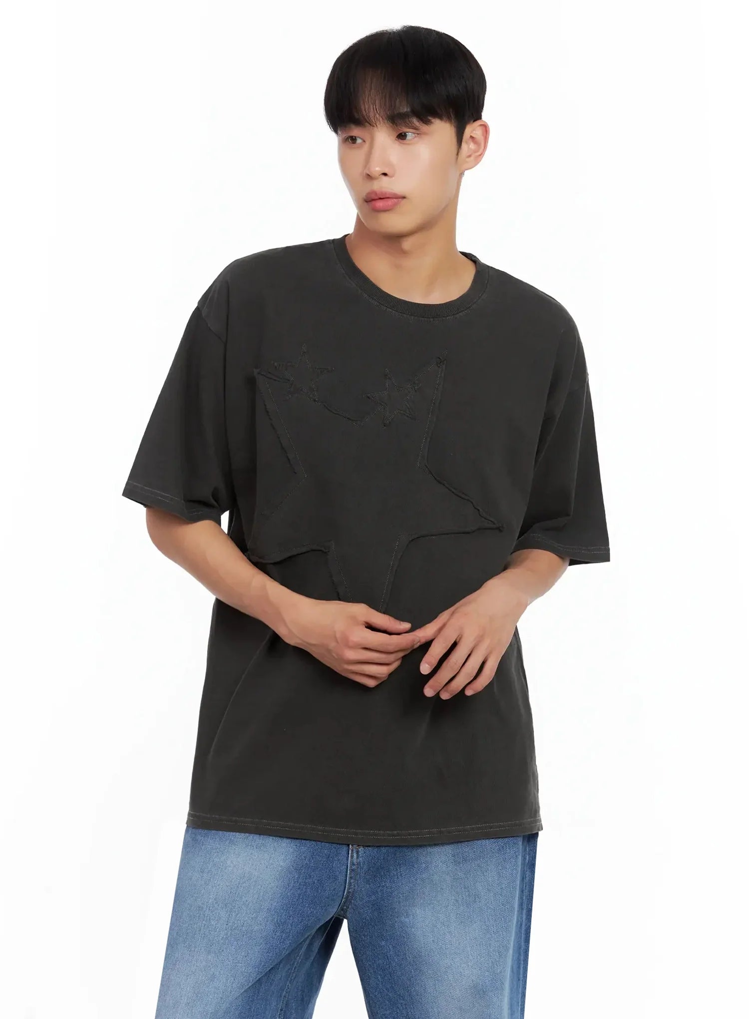 Men's Star Patch T-Shirt IL516