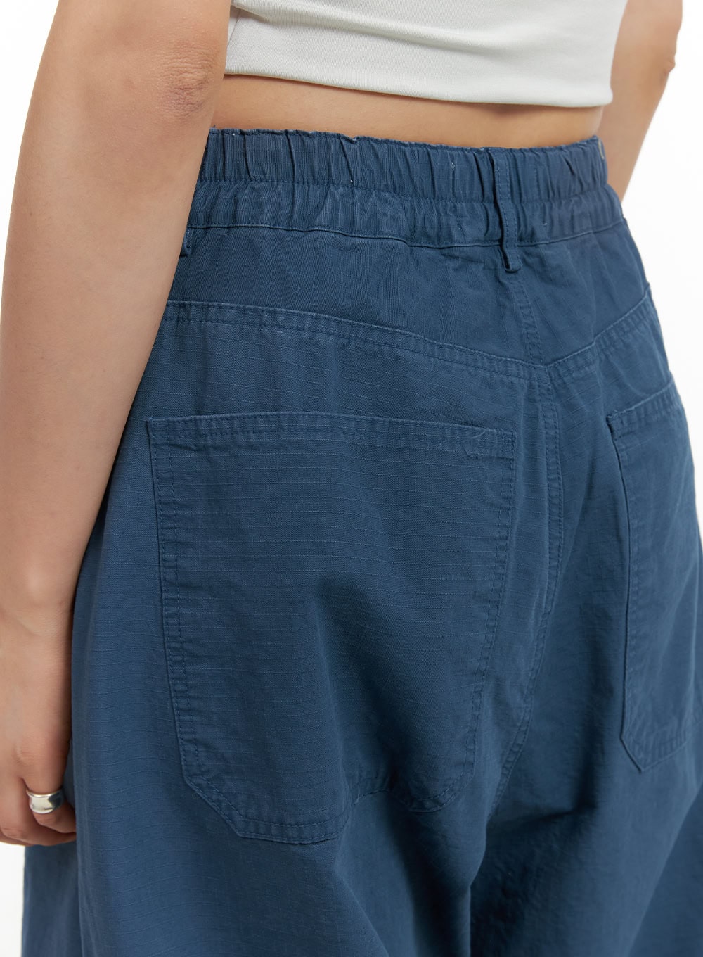 Shirred Baggy Pants CY416