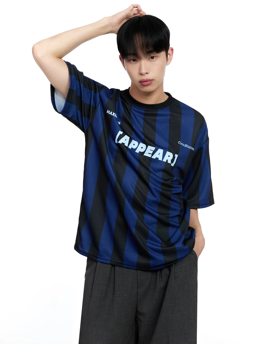 Men's Stripe Jersey Tee IG520
